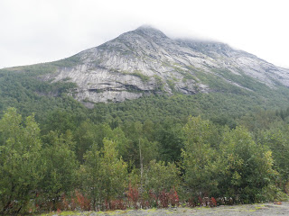 berg, utsikt från tält